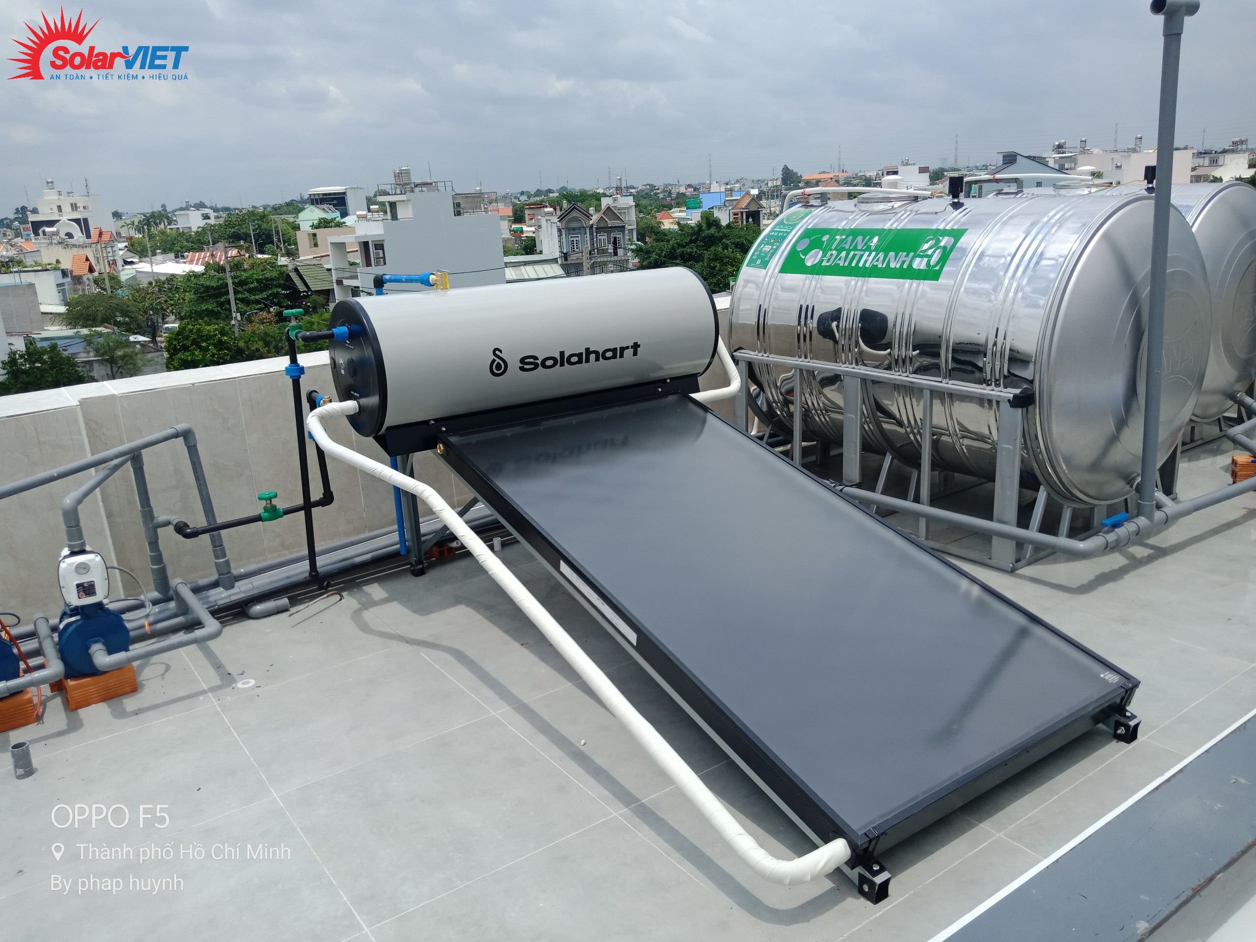 Máy nước nóng năng lượng mặt trời Solahart 150L